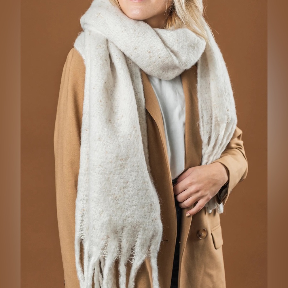 Bocage Capra Scarf with Gold Flecks